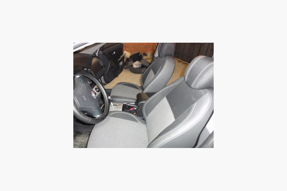 Hyundai Elantra (HD) 2006–2011 Sätesöverdrag i konstläder Brothers Premium Image
