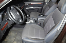 Hyundai Santa Fe 2 2006–2012 Sätesöverdrag (konstläder↗tyg, Premium) foto 4
