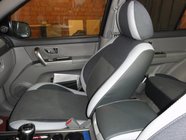 Kia Sorento I BL 2002–2009 Nyhet! Modellanpassade sätesöverdrag i konstläder Brothers Premium foto 2