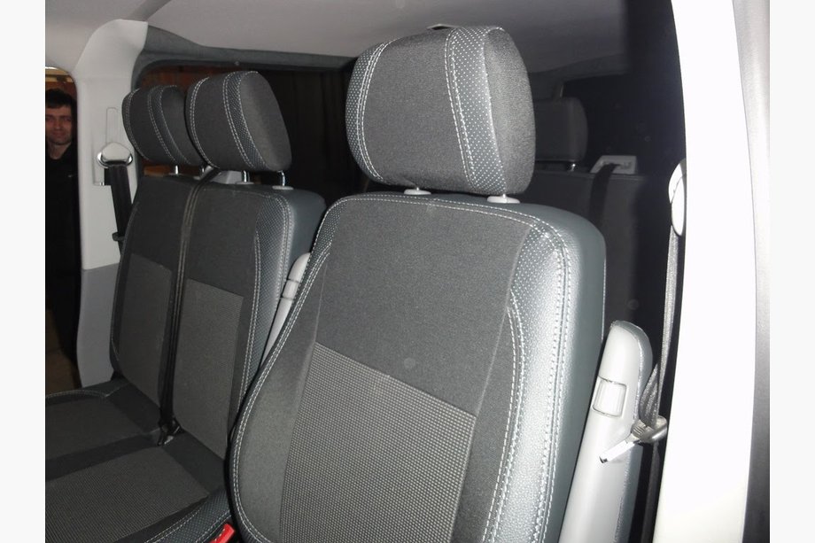 Volkswagen T5 Multivan 2003–2010 Sätesöverdrag (konstläder↗tyg, Premium) Image