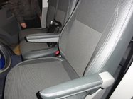 Volkswagen T5 Multivan 2003–2010 Sätesöverdrag (konstläder↗tyg, Premium) foto 4