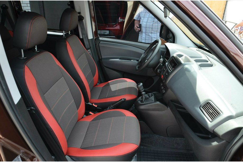 Fiat Doblo II 2010–2022 Sätesöverdrag Premium (kombinerade, komplett kupéset) Image