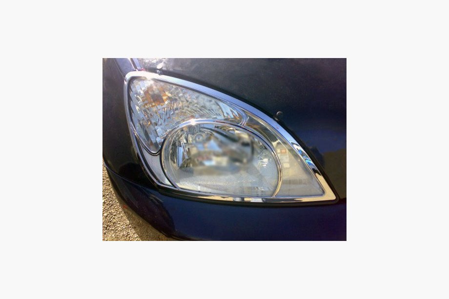 Chery Tiggo 1 2005–2016 Kromade strålkastarkåpor (ABS) Image