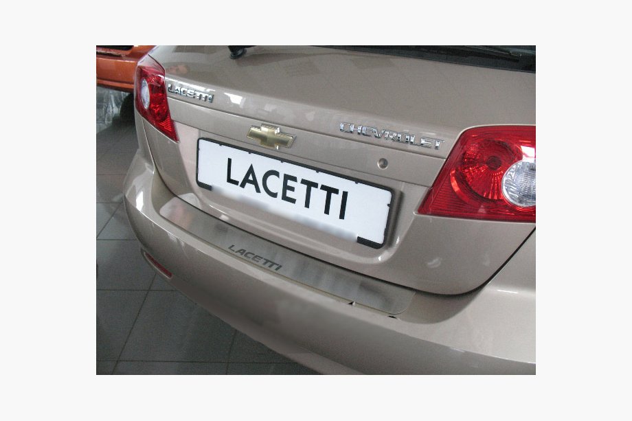 Chevrolet Lacetti 2003–2024 Natanika lastskydd för bakre stötfångare (rostfritt stål) Halvkombi Image