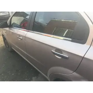 Nedre fönsterlister (4 st, rostfritt stål) Chevrolet Aveo T250 2005–2011 foto 3