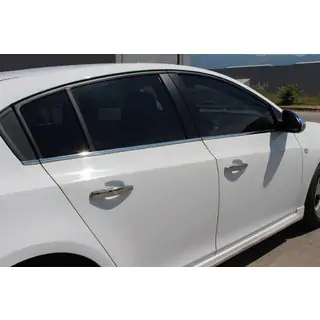 Fönsterlister (rostfritt stål) Chevrolet Cruze 2009–2015 foto 1