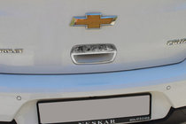 Chevrolet Cruze 2009–2015 Kromlist till bakluckehandtag (för HB-version, rostfritt stål) OmsaLine – italienskt rostfritt stål foto 1