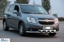 Chevrolet Orlando 2010–2018 Främre frontbåge ST015 (rostfritt) foto 3
