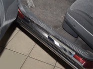 Lada Priora 2007–2018 Natanika Premium instegsskydd (4 st, rostfritt stål) foto 1