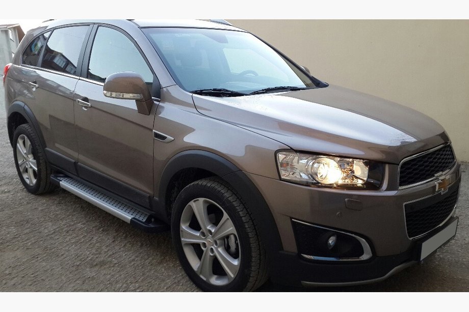 Chevrolet Captiva 2006–2019 Sidosteg Allmond Grey (2 st, aluminium) Image