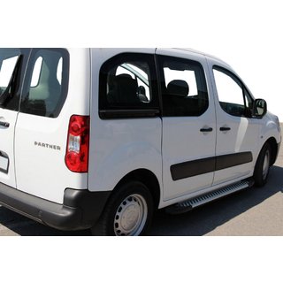 Sidosteg Line (2 st, aluminium) Citroen Berlingo 2008–2018 foto 3