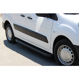 Sidosteg Allmond Black (2 st, aluminium) Peugeot Partner Tepee 2008–2018 foto 1
