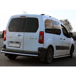 Bakre skyddsbåge AK002 (rostfritt stål) Peugeot Partner Tepee 2008–2018 foto 1