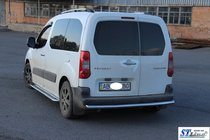 Peugeot Partner Tepee 2008–2018 Bakre skyddsbåge AK002 (rostfritt stål) 60 mm foto 3