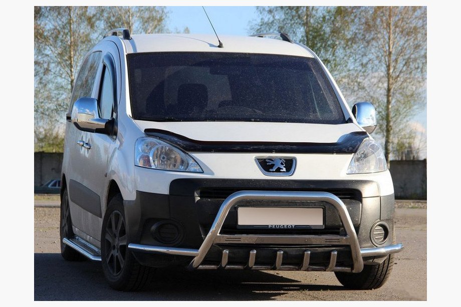 Peugeot Partner Tepee 2008–2018 Frontbåge WT003-Plus (rostfritt stål) Image