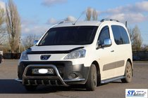 Peugeot Partner Tepee 2008–2018 Frontbåge WT003-Plus (rostfritt stål) foto 2
