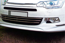 Citroen C-5 2008–2017 Insatser till stötfångargaller (5 st, rostfritt stål) foto 1