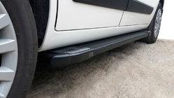 Citroen Nemo 2007–2017 Sidosteg Rainbow Black (2 st, aluminiumprofil) foto 2