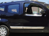 Citroen Nemo 2007–2017 Dörrlister (4 st, rostfritt stål) foto 1