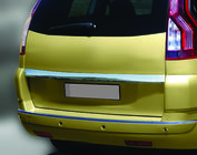 Citroen C-4 Picasso 2006–2013 Dekorlist ovanför registreringsskylten (rostfritt stål) foto 1