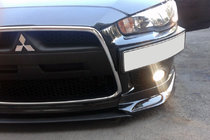Mitsubishi Lancer X 2008– Registreringsskylthållare (plast) foto 5
