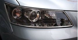 Hyundai Sonata NF 2004–2009 Kromade strålkastarkåpor 2005-2008 (2 st, plast) foto 1