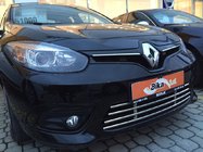 Renault Fluence 2009–2016 Hel grill i stötfångare (2013-2016, rostfritt) foto 2