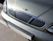 Chevrolet Lanos 1998–2017 REA!!! Vintertäckning för kylargaller (övre) foto 1