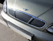 Daewoo Lanos 1998–2017 Vintertäckning för kylargrill (övre) foto 2