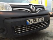 Renault Kangoo 2008–2020 Helgjutet stötfångargaller (rostfritt) foto 3