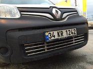 Renault Kangoo 2008–2020 Helgjutet stötfångargaller (rostfritt) foto 6