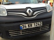 Renault Kangoo 2008–2020 Helgjutet stötfångargaller (rostfritt) foto 7