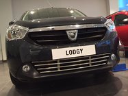 Dacia Lodgy 2012–2022 Stötfångargaller (rostfritt stål) foto 7