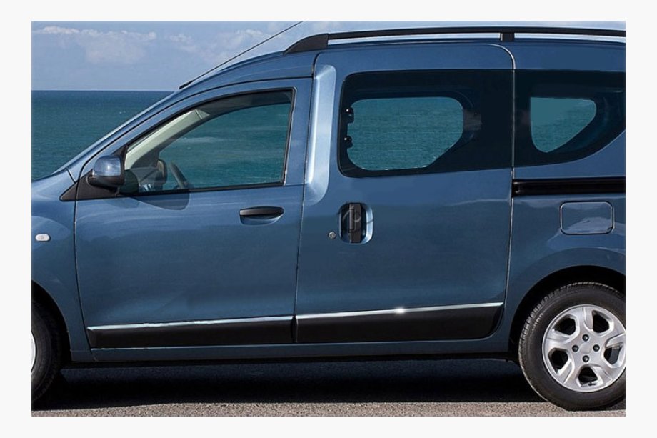 Dacia Dokker 2013–2022 Dörrlister (4 st, rostfritt stål) Image