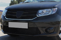 Renault Sandero 2013–2022 Grillister (rostfritt stål) foto 1