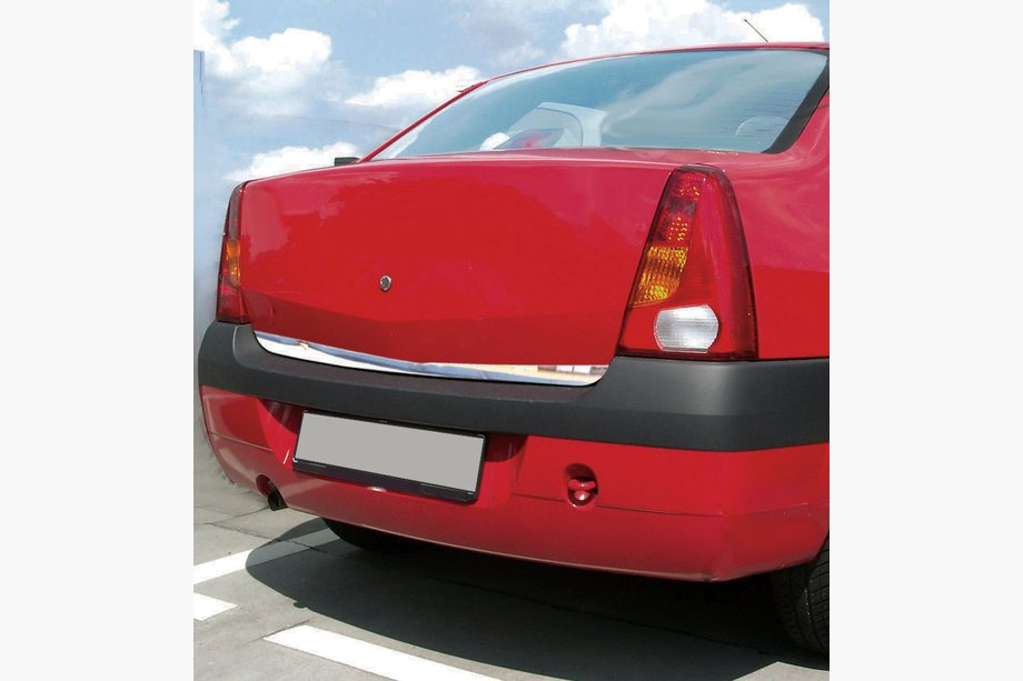 Dacia Logan I 2008–2012 Bagagekantlist i rostfritt stål Image