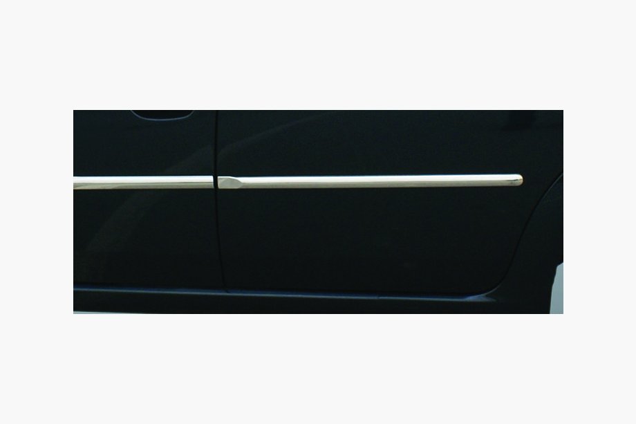 Dacia Logan I 2008–2012 UTFÖRSÄLJNING !!! Dörrlister (4 st, rostfritt) Image