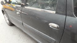 Renault Logan MCV 2005–2013 Dörrhandtagskåpor (4 st, rostfritt stål) OmsaLine – italienskt rostfritt stål foto 2
