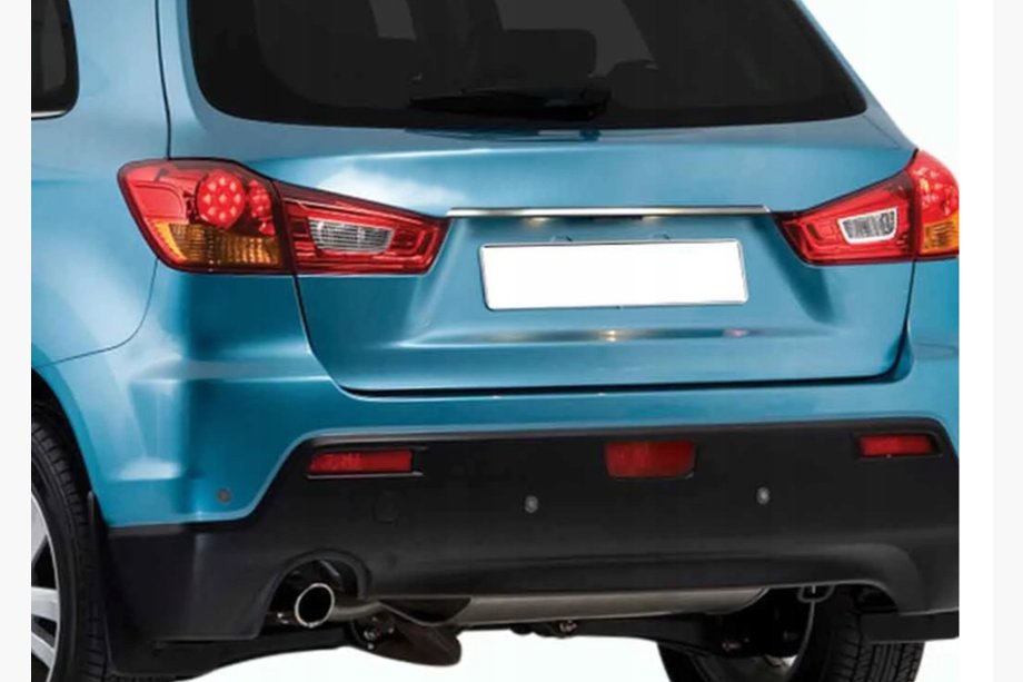 Mitsubishi ASX 2010–2023 Kromlist ovanför registreringsskylten (rostfritt stål) Image