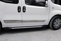 Peugeot Bipper 2008–2017 Sidosteg Allmond Grey (2 st, aluminium) foto 1