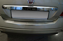 Fiat Linea 2006–2018 Bakre stötfångarskydd med bockad kant Nataniko (2012+, rostfritt) foto 1