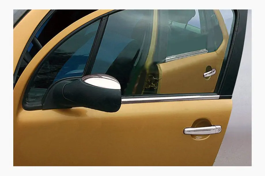 Fiat Stilo 2001–2007 Yttre fönsterlister (6 st, rostfritt stål) Image