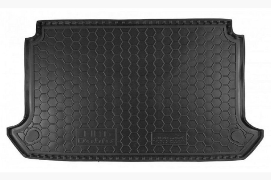 Fiat Doblo I 2001–2005 Bagagerumsmatta med nät, kort hjulbas, 5-sits (Autogumm, plast) Image