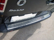 Fiat Doblo I 2005–2010 OmsaLine bakre stötfångarlist (rostfritt stål) Matt foto 1