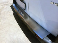 Fiat Doblo II 2010–2022 Bakre stötfångarskydd med bockning NataNika (rostfritt stål) foto 1