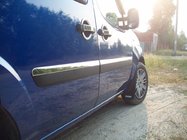 Fiat Doblo I 2005–2010 Dörrlister, smal modell (4 st, rostfritt stål) OmsaLine – italienskt rostfritt stål foto 2