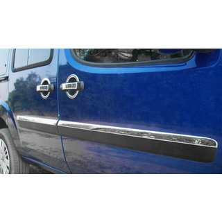 Dörrlister, smal modell (4 st, rostfritt stål) Fiat Doblo I 2005–2010 foto 1