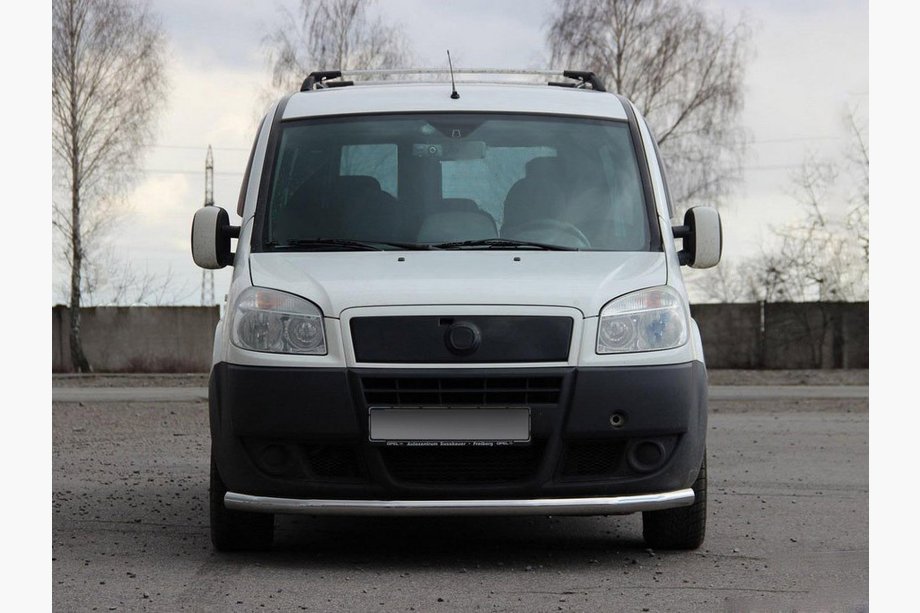 Fiat Doblo I 2005–2010 Främre skyddsbåge ST008 (2 st, rostfritt) 60 mm Image