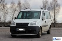 Fiat Doblo I 2005–2010 Främre skyddsbåge ST008 (2 st, rostfritt) 60 mm foto 2