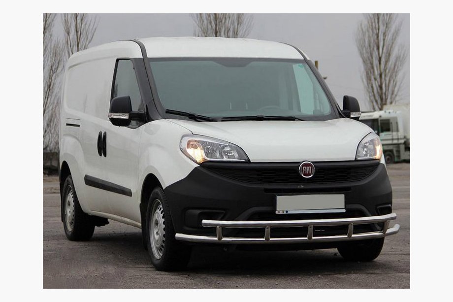 Fiat Doblo II 2010–2022 Främre skyddsbåge ST016-3 (rostfritt) 51/51 mm Image